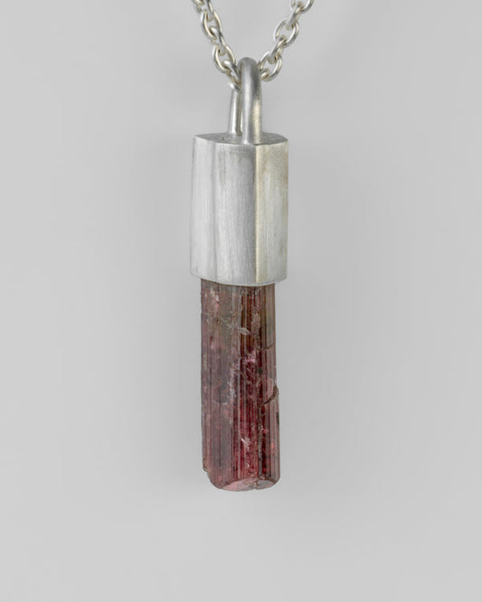 Talisman Necklace (Brace-Held, Healed, Elbaite, PA+ELB) 02