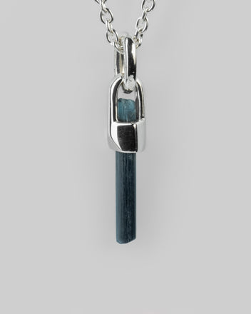 Talisman Necklace (Brace-Held, Healed, Elbaite, PA+ELB) 03