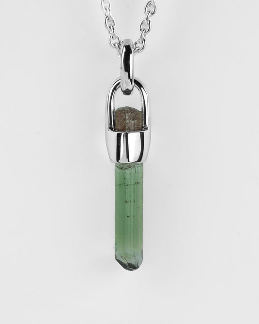 Talisman Necklace (Brace-Held, Healed, Elbaite, PA+ELB) 04