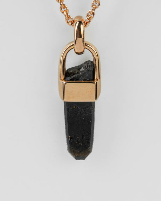 Talisman Necklace (Brace-Held, Healed, Elbaite, PA+ELB) 06