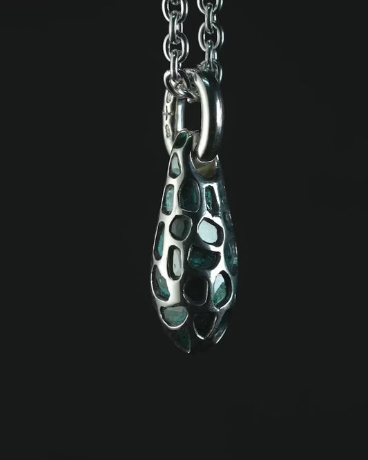 Lotasia Chrysalis Necklace – Blue Gems Edition