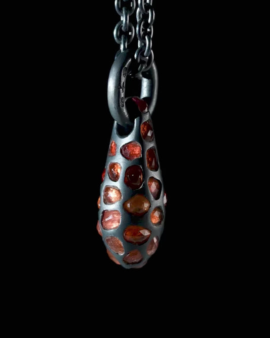 Lotasia Chrysalis Necklace – Red Gems Edition